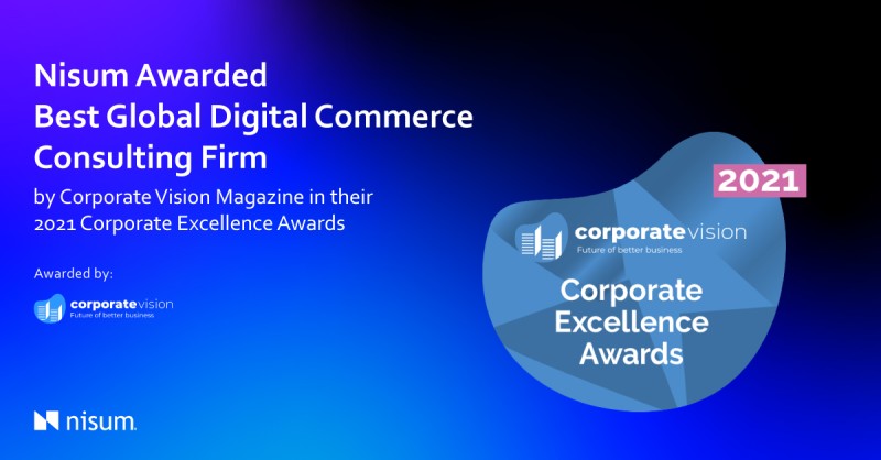 Nisum Wins Best Global Digital Commerce Consulting Firm