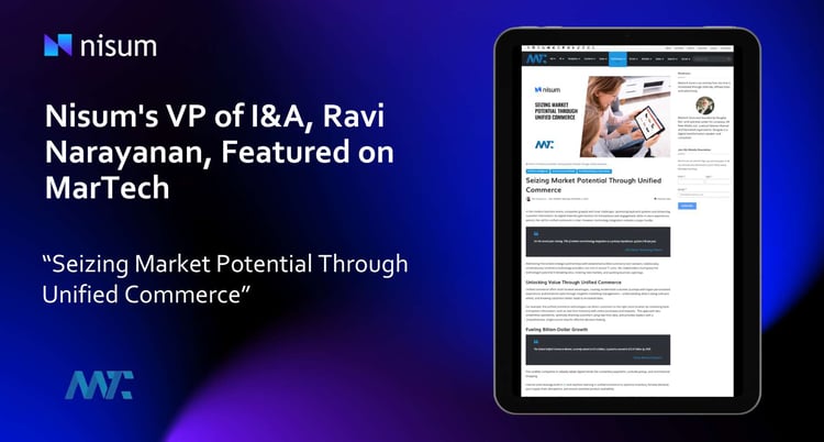 ravi feature on MarTech - unified commerce graphic