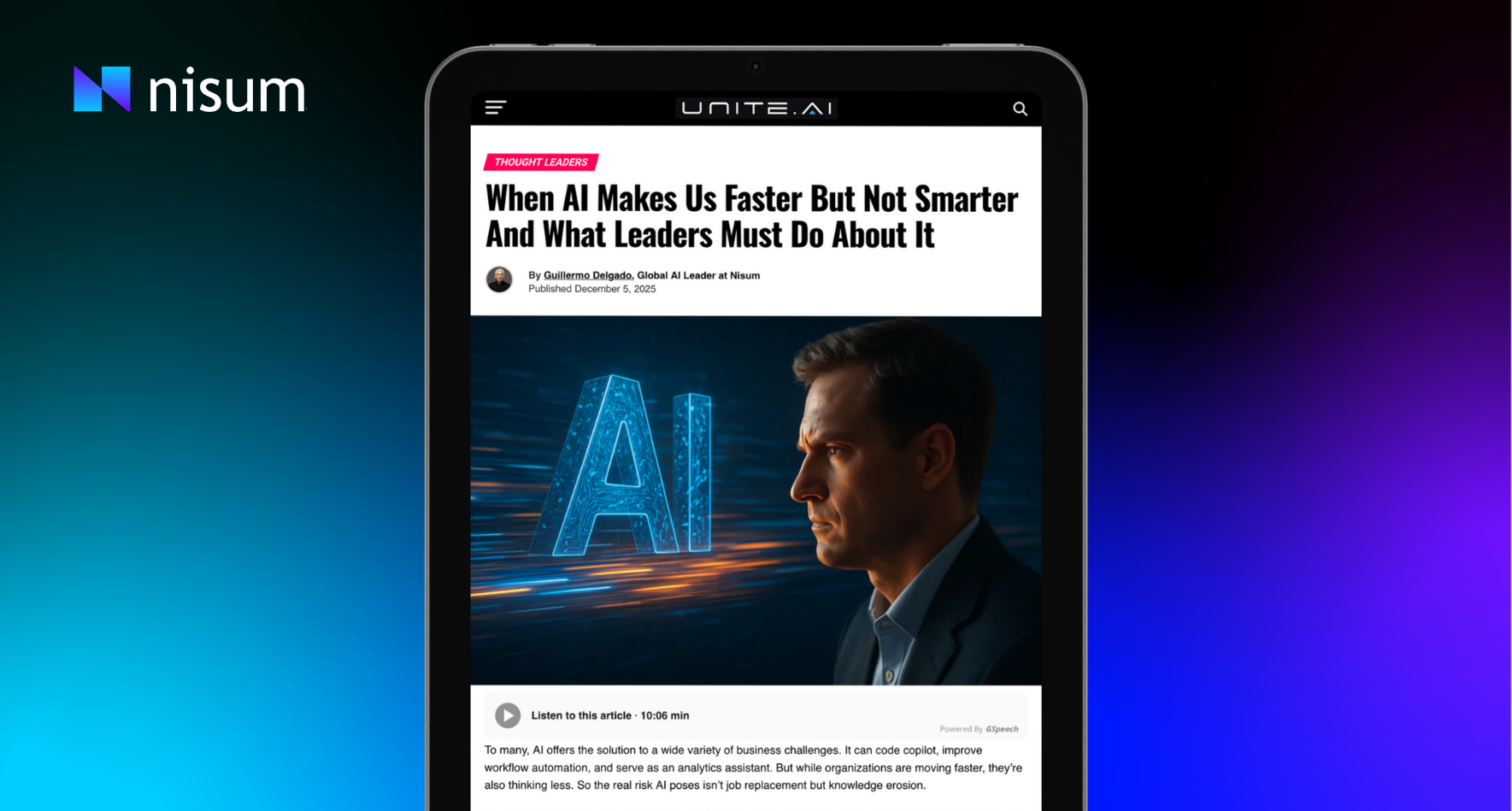 Human Thinking Is at Risk and AI Isn’t the Real Threat