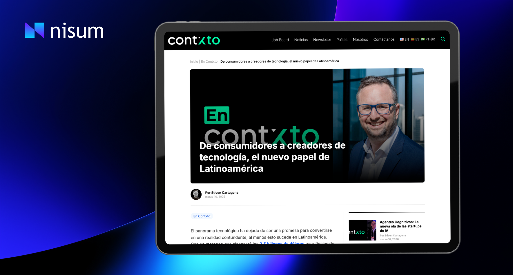 Latinoamérica ya no solo adopta tecnología, la construye