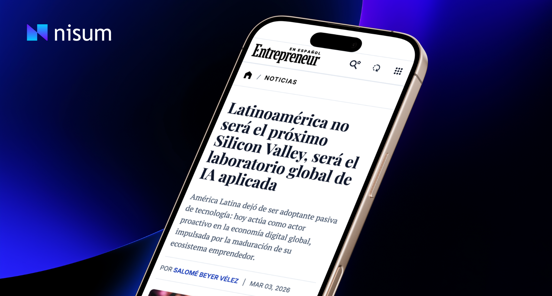 LatAm impulsa la IA aplicada con liderazgo desde Nisum